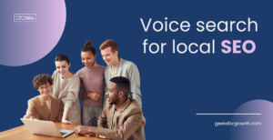 Voice search for local SEO