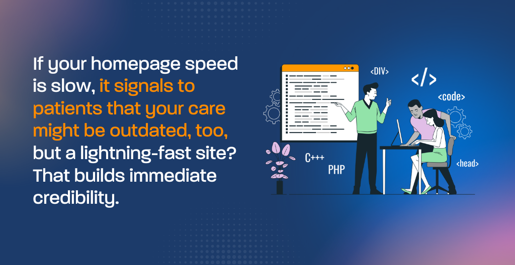 website speed