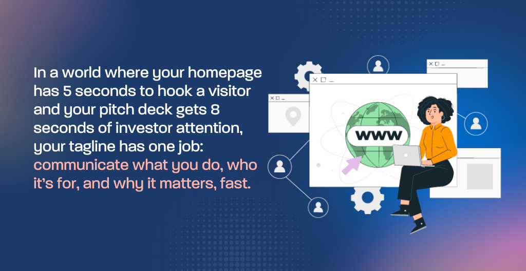 startup tagline