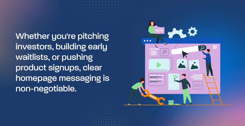 Homepage Messaging