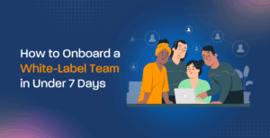 onboard a white label team
