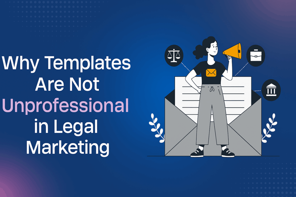 Why Templates Are Not Unprofessional in Legal Marketing