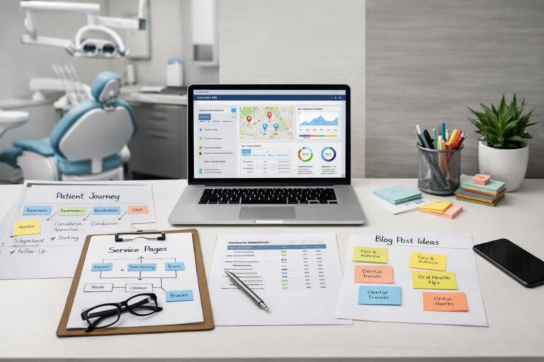 Dental Service Pages vs Blog Posts: Where Procedure Keywords Should Live